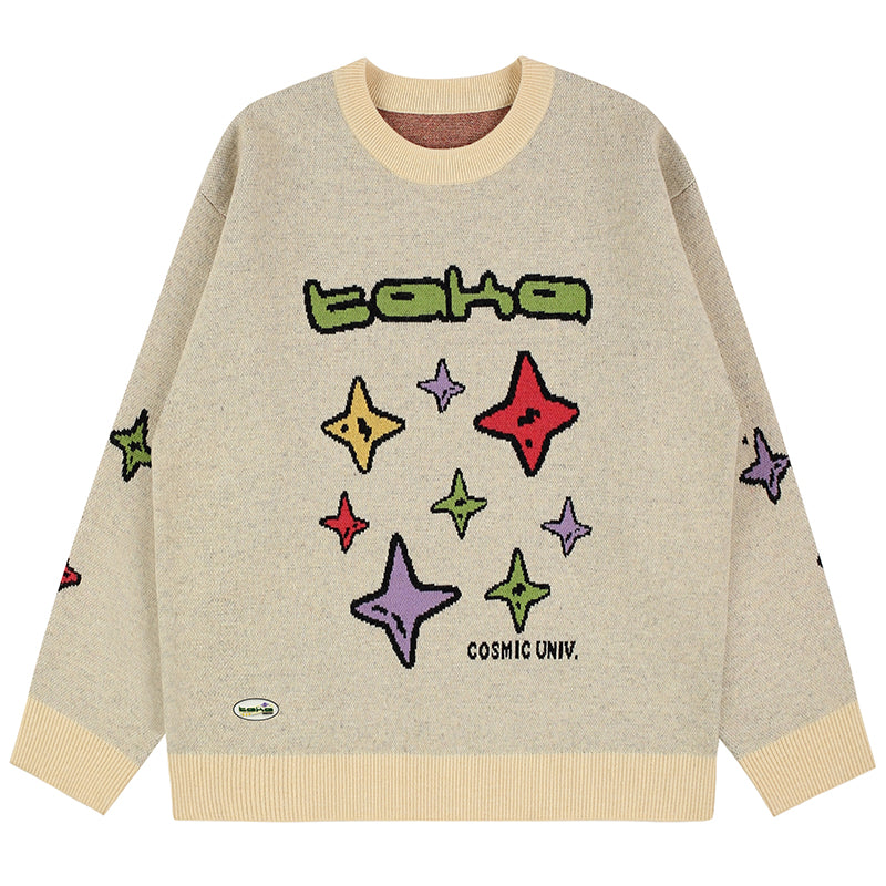 TAKA Original Cosmic Univ. star knit jumper - TAKA ORIGINAL LIMITED