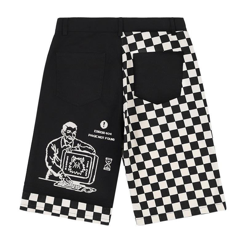 TAKA Original mosaic checkboard shorts - TAKA ORIGINAL LIMITED