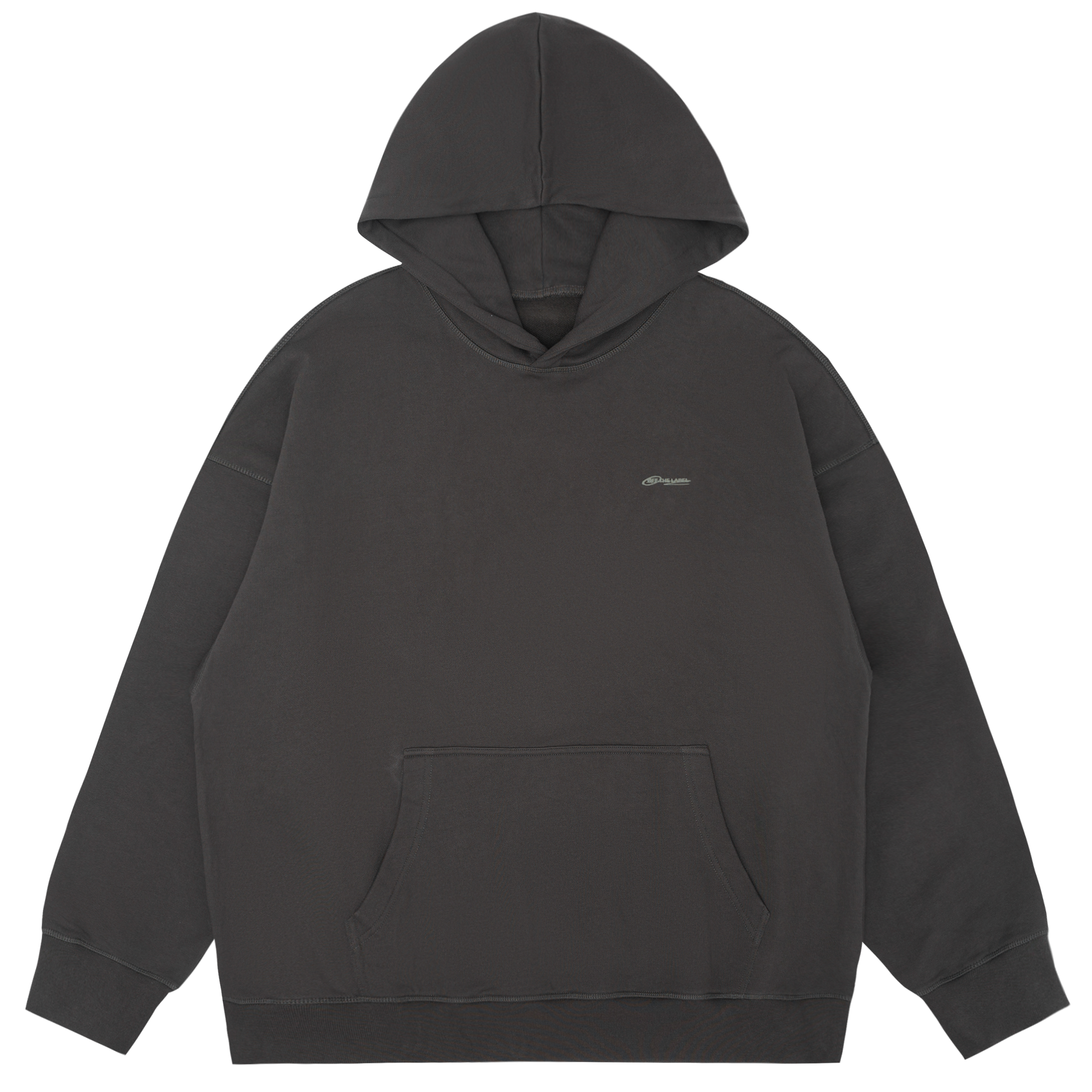 [Welcome Special] Off The Label steel grey reversible hoodie