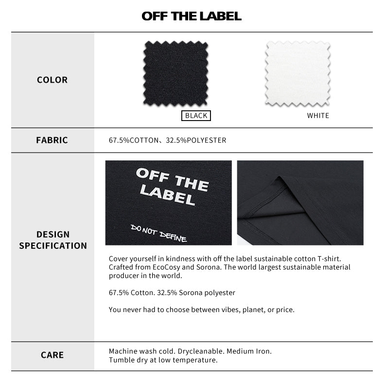 Off The Label Super Soft basic T-shirt | Dupont™ Sorona®Materials