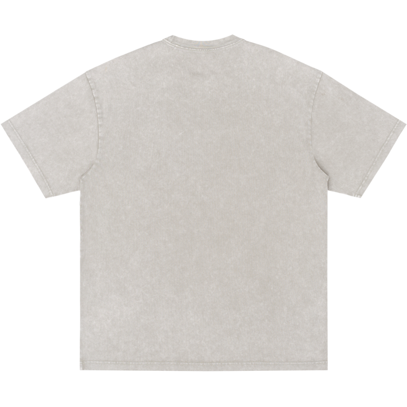 Off The Label heavy wash logo t-shirt beige