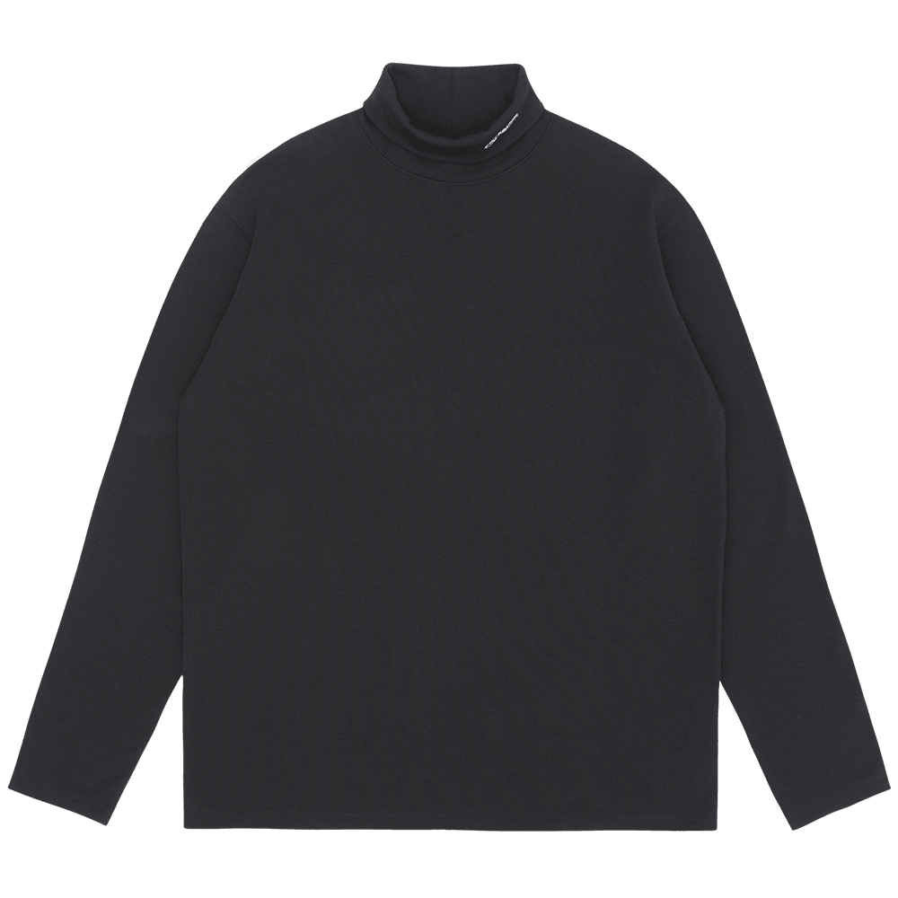 TAKA ORIGINAL LIMITED - Off The Label soft basic turtle neck sweatshirt | heat fiber