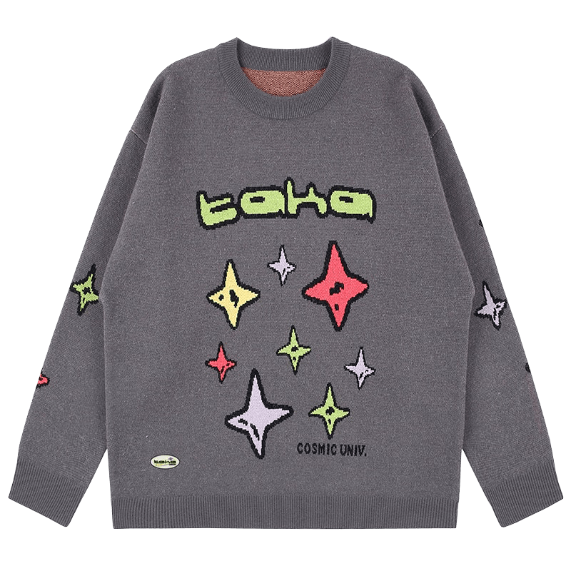 TAKA ORIGINAL LIMITED - TAKA Original Cosmic Univ. star knit jumper