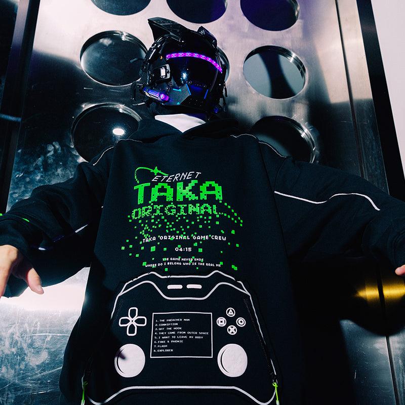 TAKA ORIGINAL LIMITED - TAKA Original [ Eternet 002] game controller heavy wash hoodie