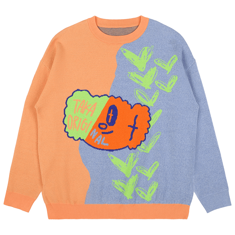 TAKA ORIGINAL LIMITED - TAKA Original Lily bear in half knit jumper