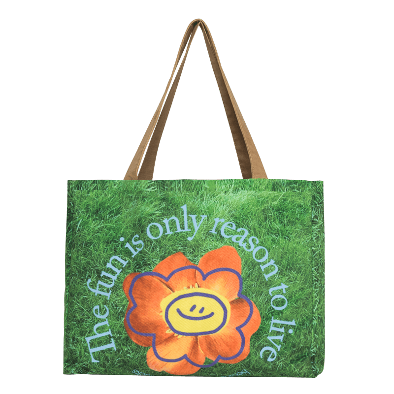 TAKA ORIGINAL LIMITED - TAKA Original That's Fun grass tote bag