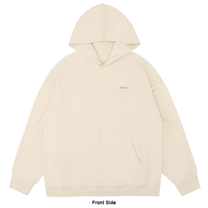 TAKA ORIGINAL LIMITED - [Welcome Special] Off The Label cream reversible hoodie