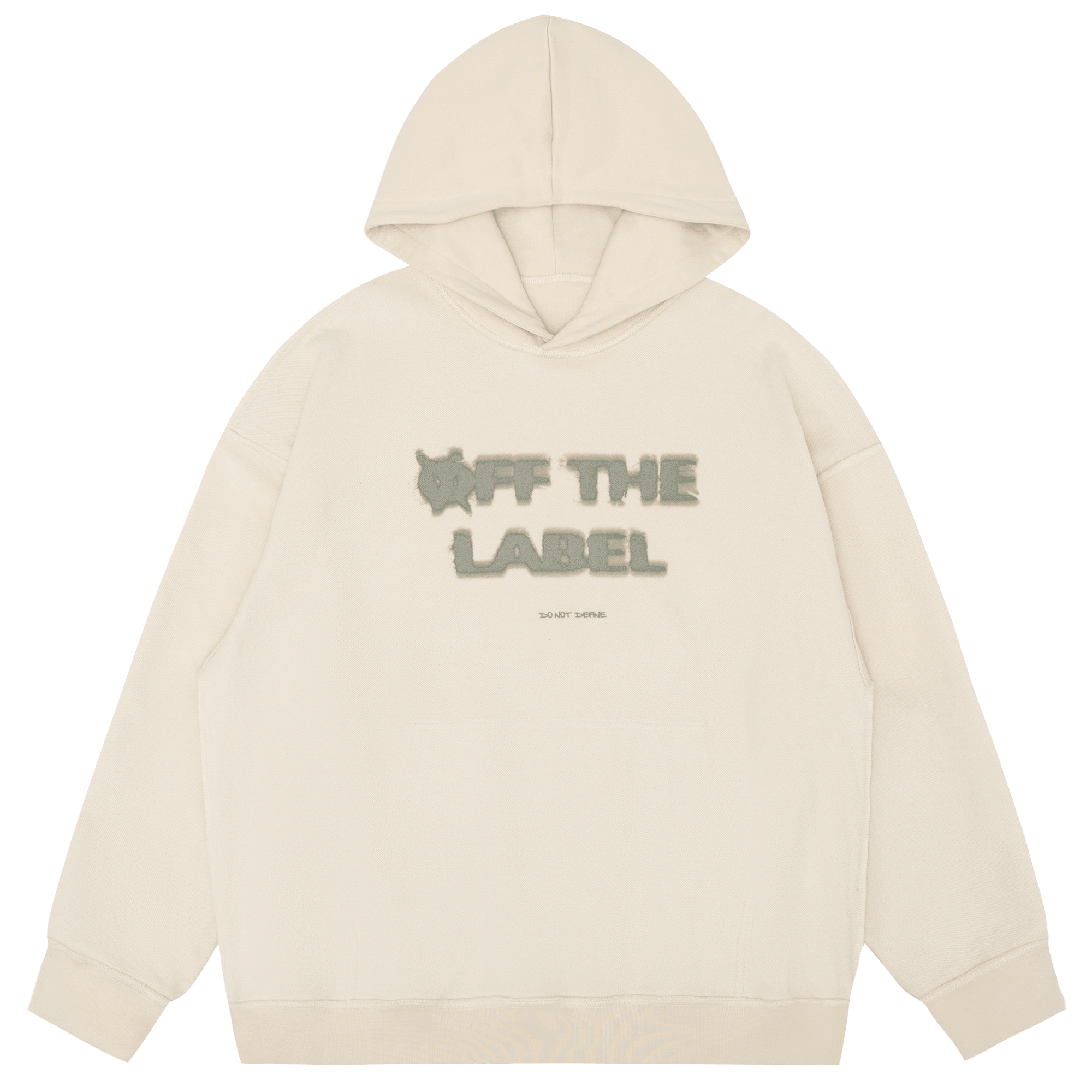 Welcome Special Off The Label cream reversible hoodie