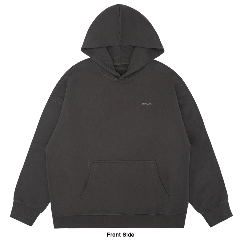 TAKA ORIGINAL LIMITED - [Welcome Special] Off The Label steel grey reversible hoodie