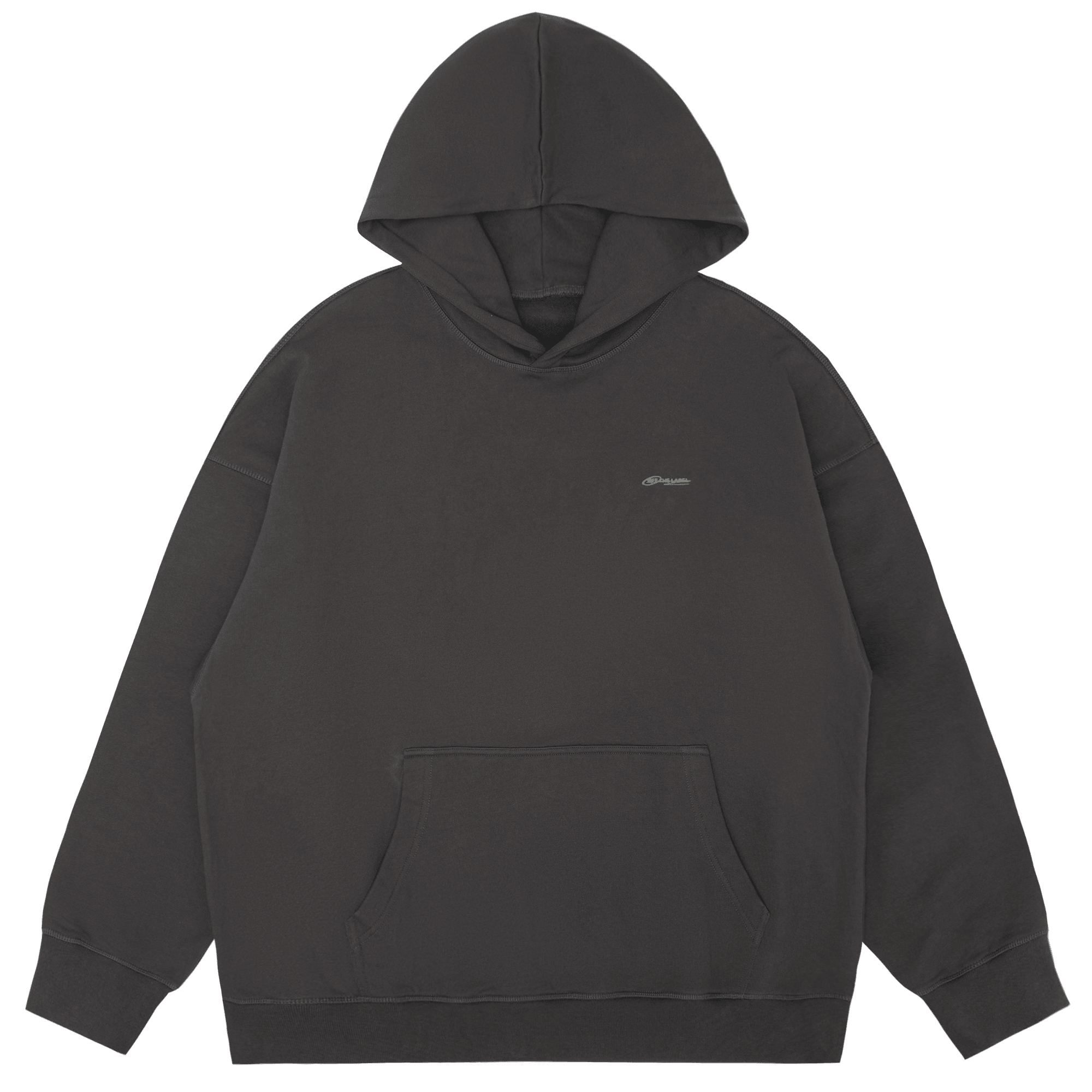 TAKA ORIGINAL LIMITED - [Welcome Special] Off The Label steel grey reversible hoodie